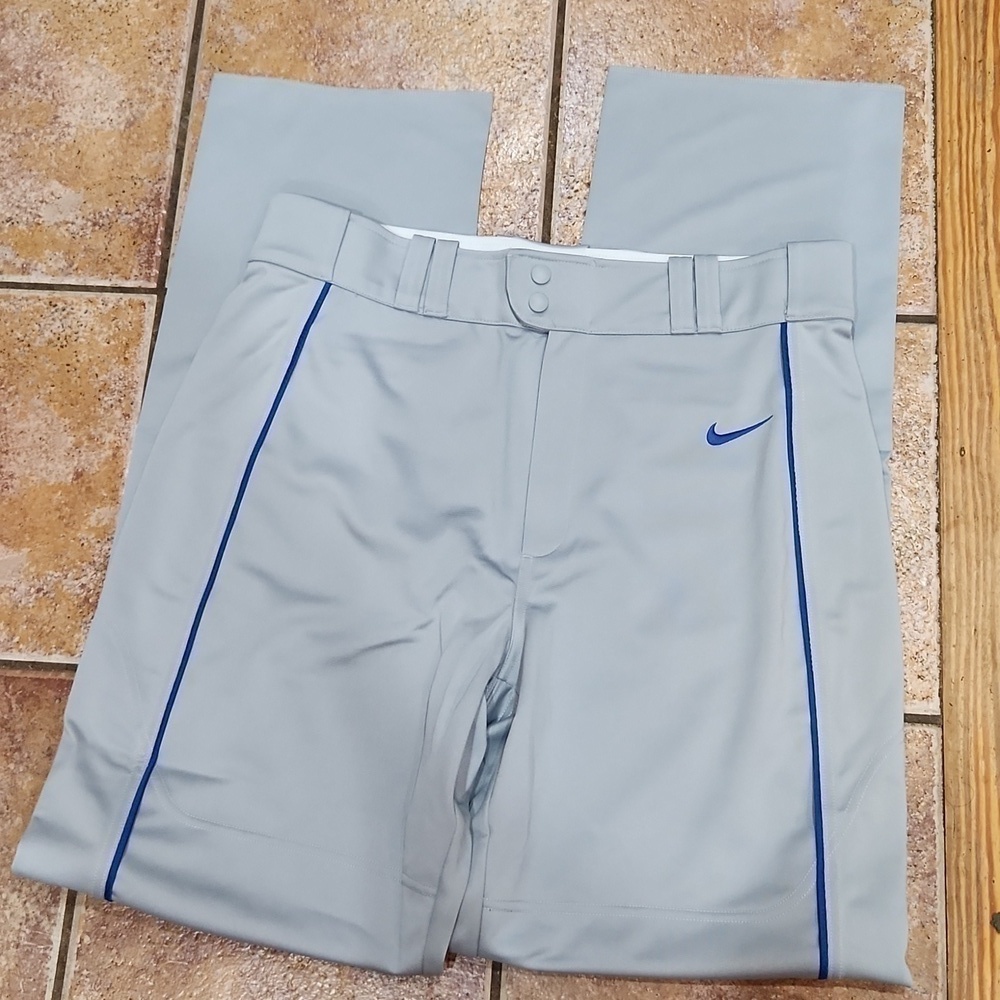 Nike team baseball pants NWT gray and blue